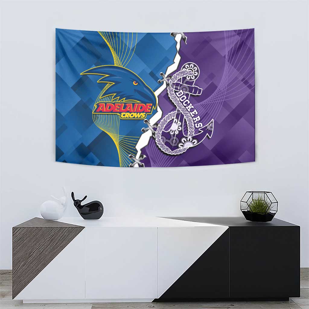 Crows and Dockers Tapestry Dynamic Sporty Version