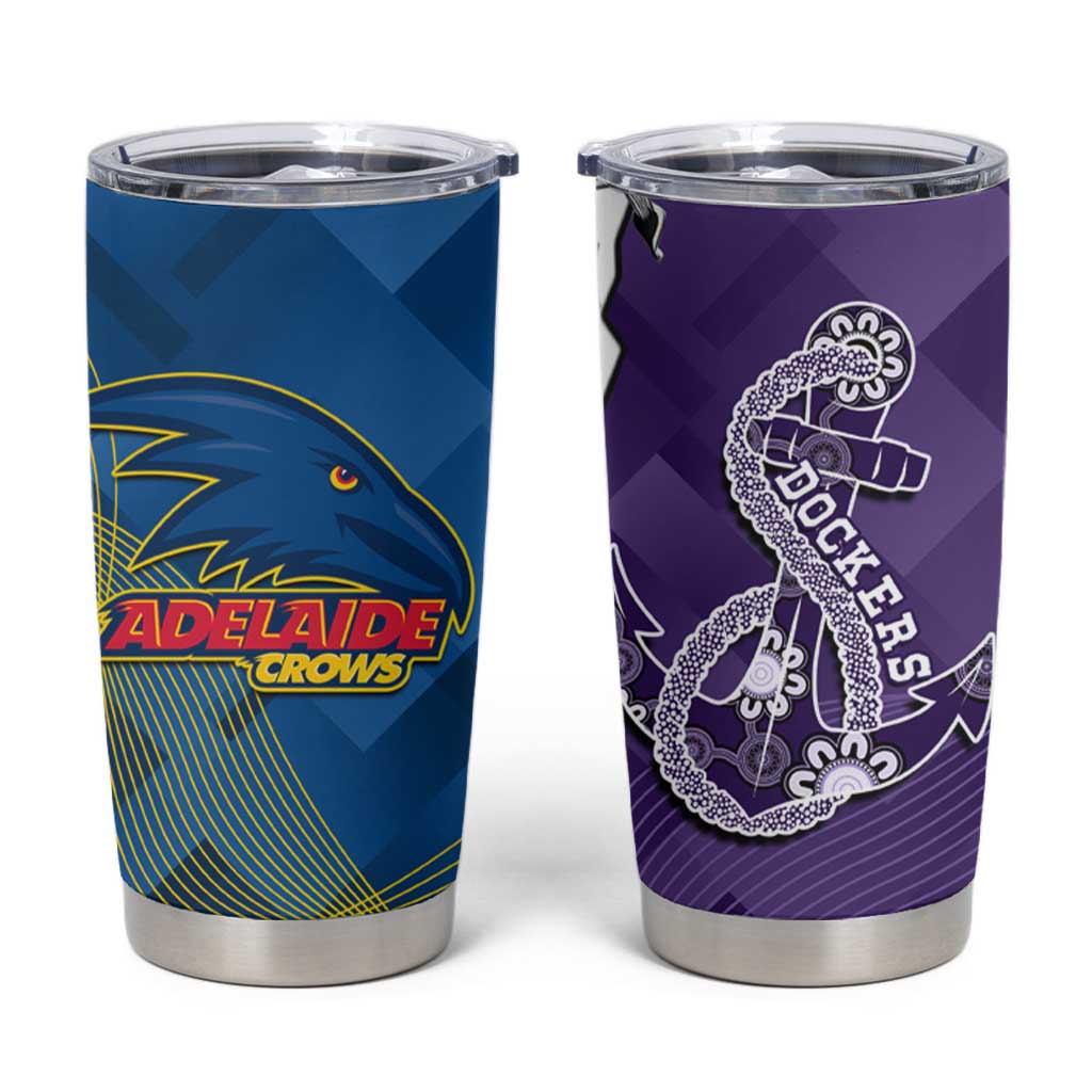 Crows and Dockers Tumbler Cup Dynamic Sporty Version