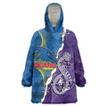 Personalised Crows and Dockers Wearable Blanket Hoodie Dynamic Sporty Version