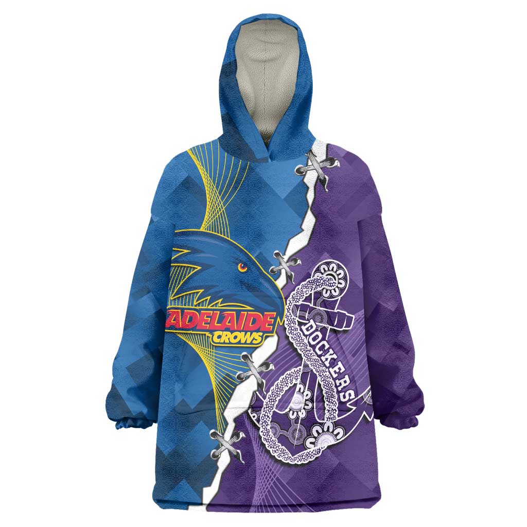 Personalised Crows and Dockers Wearable Blanket Hoodie Dynamic Sporty Version