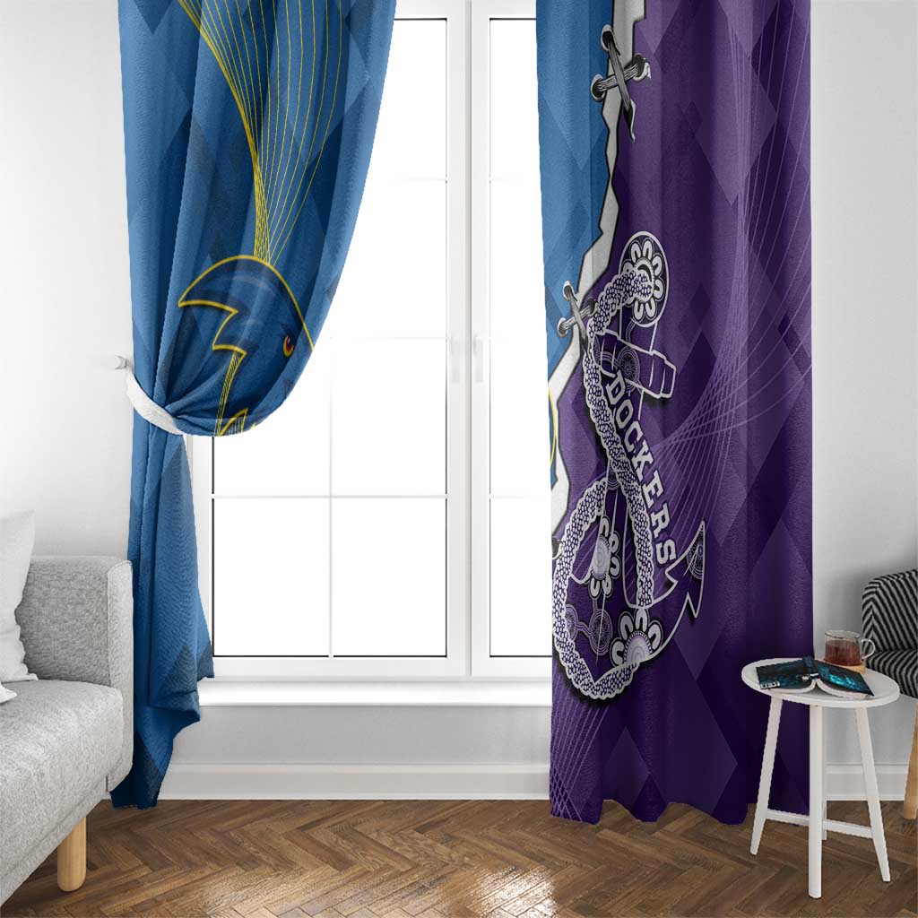 Crows and Dockers Window Curtain Dynamic Sporty Version