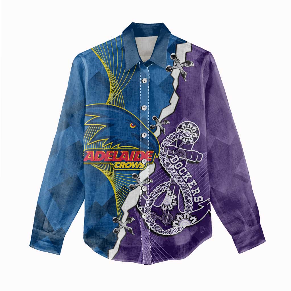 Personalised Crows and Dockers Women Casual Shirt Dynamic Sporty Version