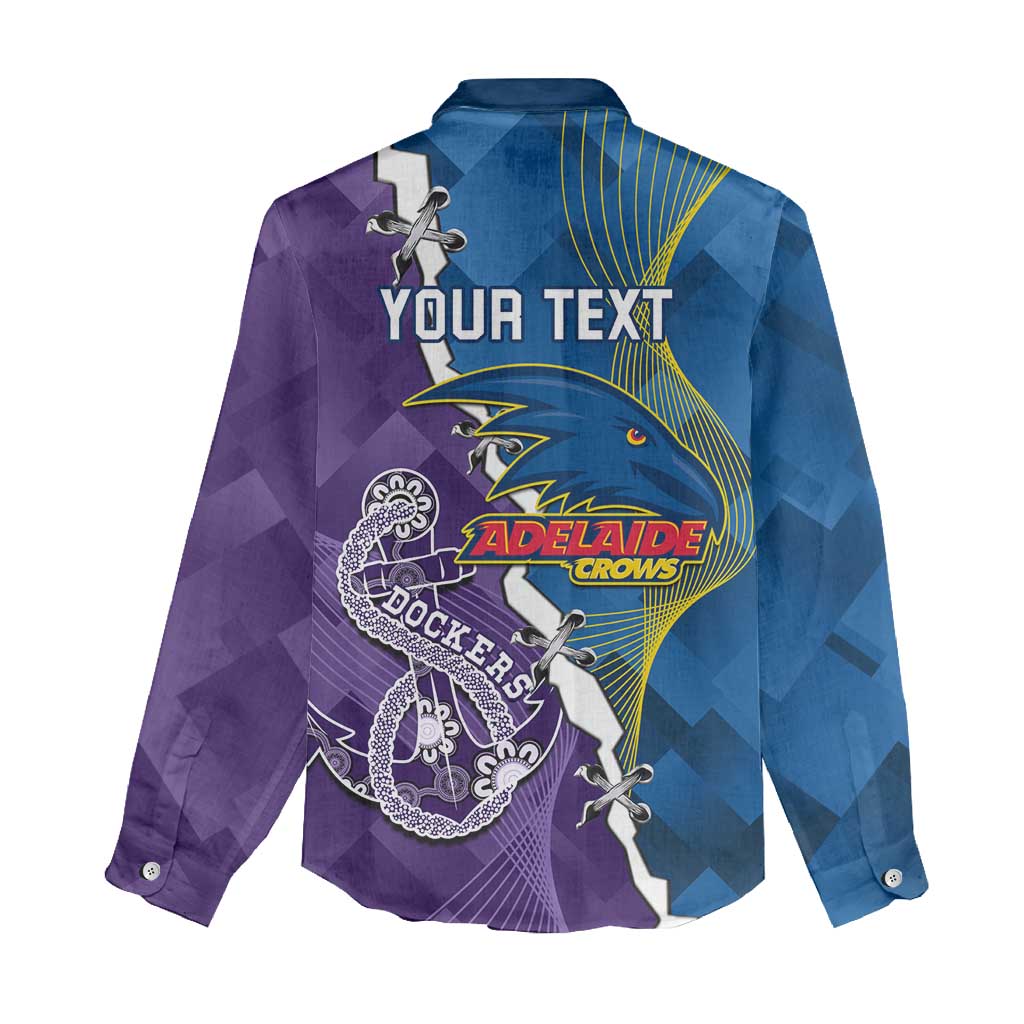 Personalised Crows and Dockers Women Casual Shirt Dynamic Sporty Version