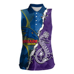 Personalised Crows and Dockers Women Sleeveless Polo Shirt Dynamic Sporty Version