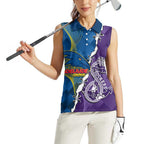 Personalised Crows and Dockers Women Sleeveless Polo Shirt Dynamic Sporty Version