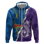 Personalised Crows and Dockers Zip Hoodie Dynamic Sporty Version