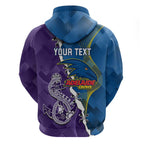 Personalised Crows and Dockers Zip Hoodie Dynamic Sporty Version