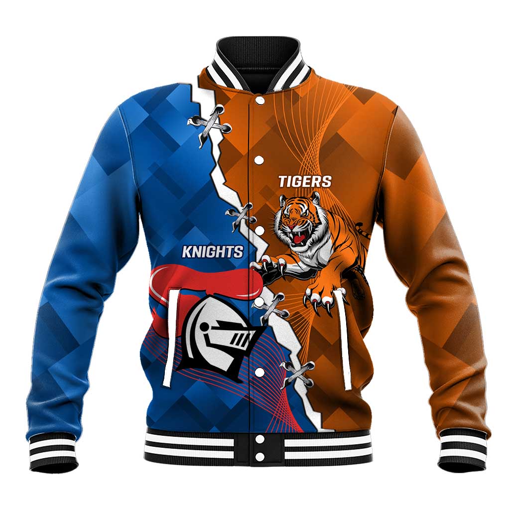 Personalised Knights and Tigers Baseball Jacket Dynamic Sporty Version