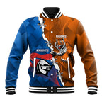 Personalised Knights and Tigers Baseball Jacket Dynamic Sporty Version