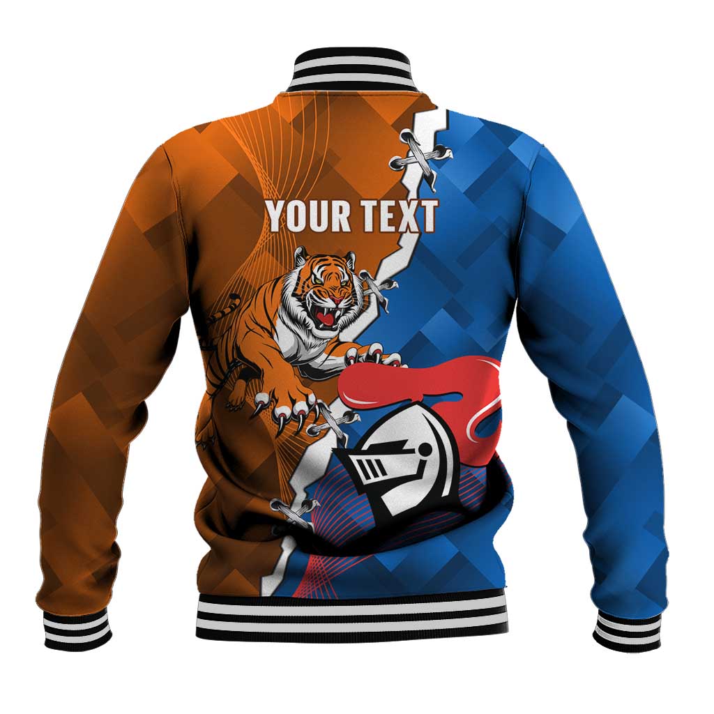 Personalised Knights and Tigers Baseball Jacket Dynamic Sporty Version