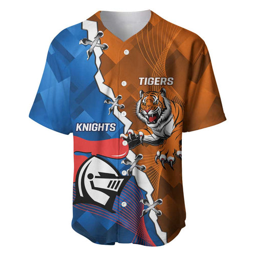 Personalised Knights and Tigers Baseball Jersey Dynamic Sporty Version