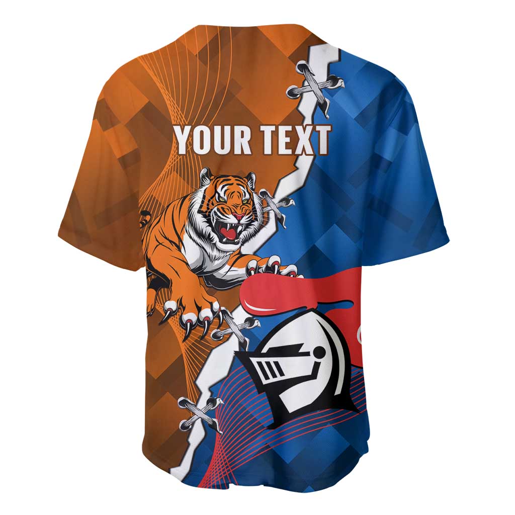 Personalised Knights and Tigers Baseball Jersey Dynamic Sporty Version
