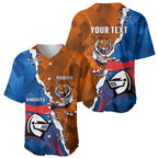Personalised Knights and Tigers Baseball Jersey Dynamic Sporty Version