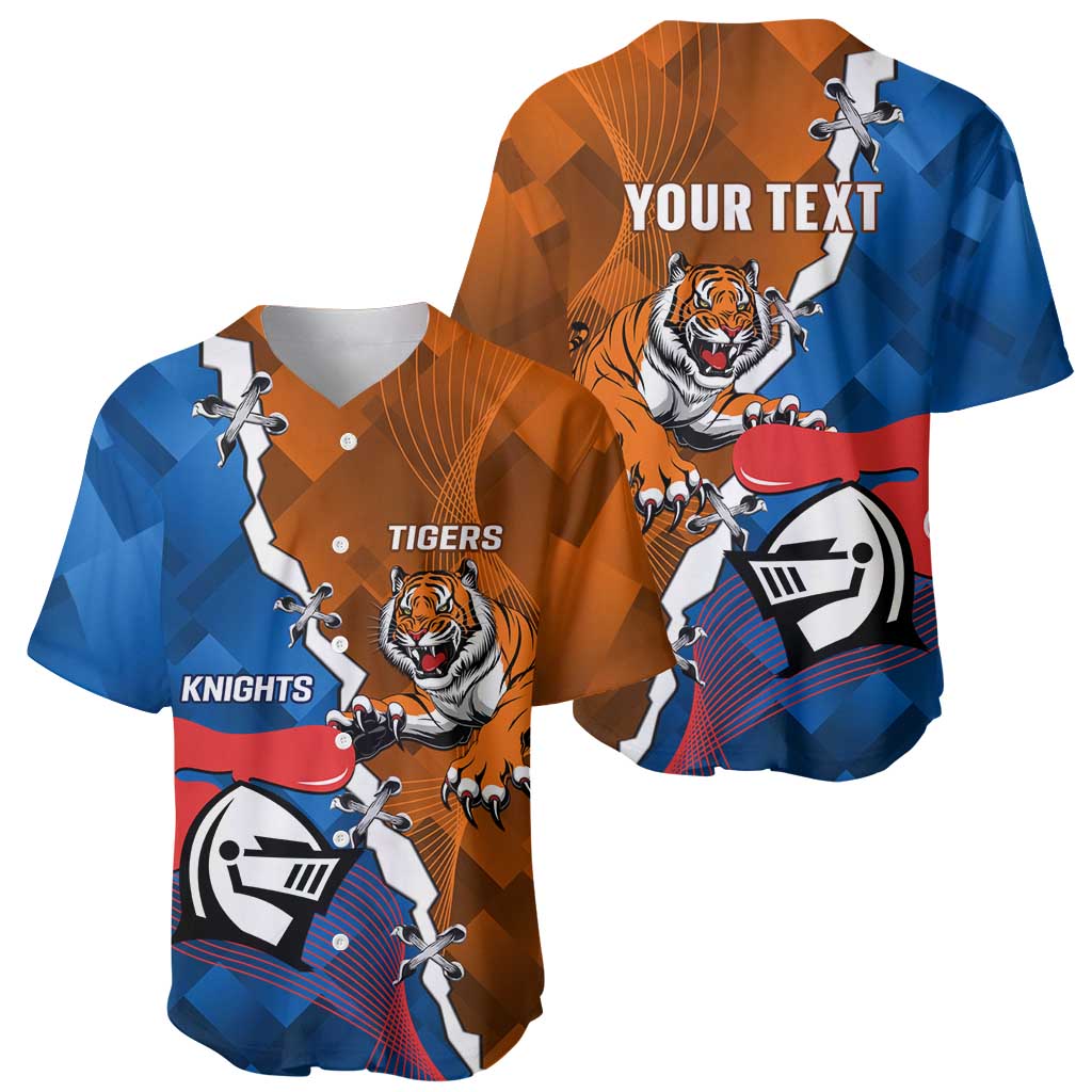 Personalised Knights and Tigers Baseball Jersey Dynamic Sporty Version