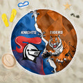 Knights and Tigers Beach Blanket Dynamic Sporty Version