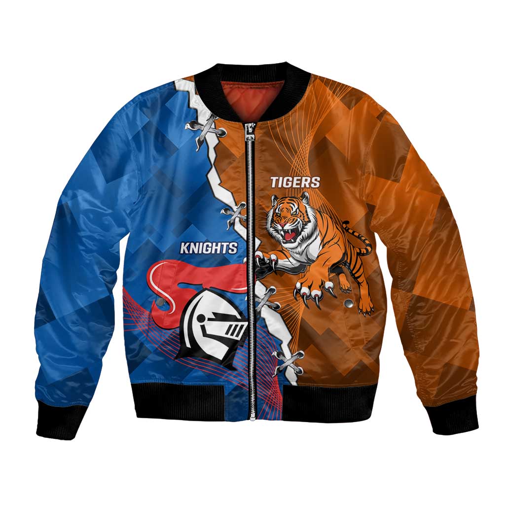Personalised Knights and Tigers Bomber Jacket Dynamic Sporty Version