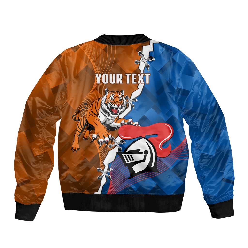 Personalised Knights and Tigers Bomber Jacket Dynamic Sporty Version
