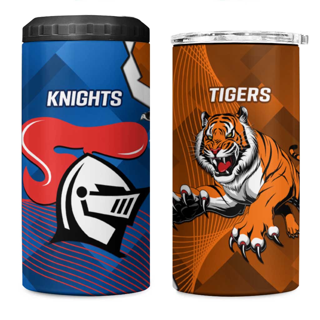 Knights and Tigers 4 in 1 Can Cooler Tumbler Dynamic Sporty Version