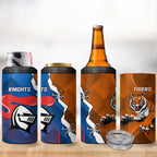 Knights and Tigers 4 in 1 Can Cooler Tumbler Dynamic Sporty Version