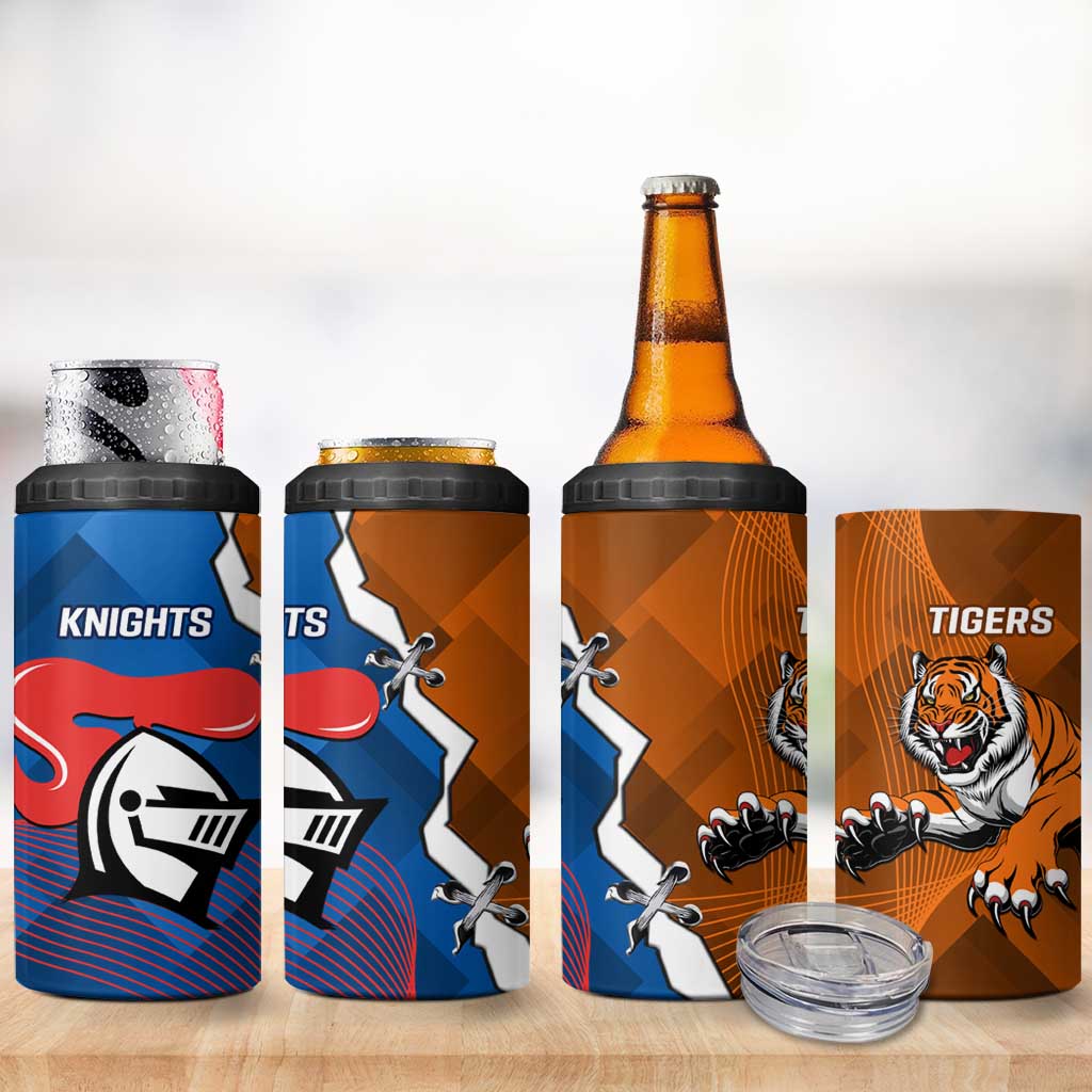 Knights and Tigers 4 in 1 Can Cooler Tumbler Dynamic Sporty Version