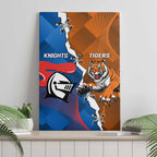 Knights and Tigers Canvas Wall Art Dynamic Sporty Version