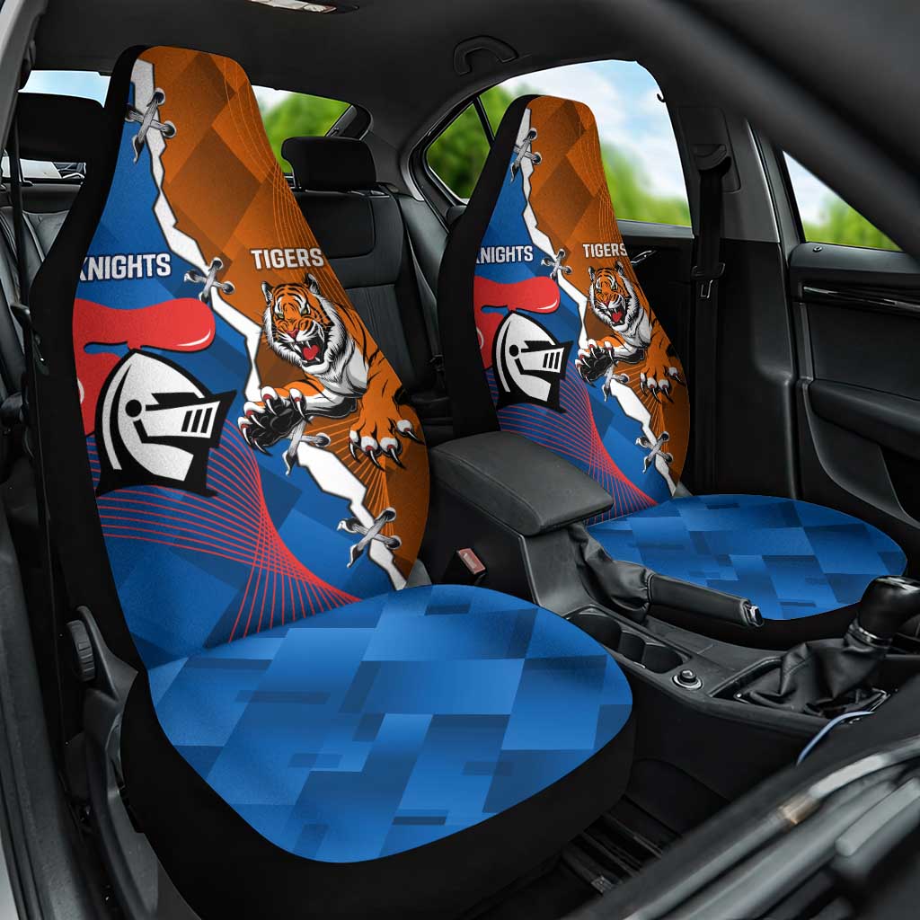 Knights and Tigers Car Seat Cover Dynamic Sporty Version