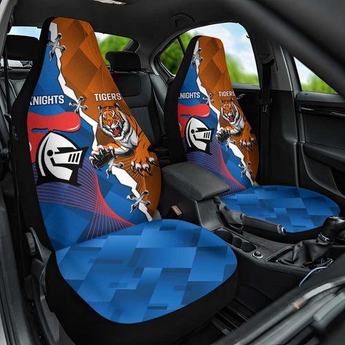 Knights and Tigers Car Seat Cover Dynamic Sporty Version
