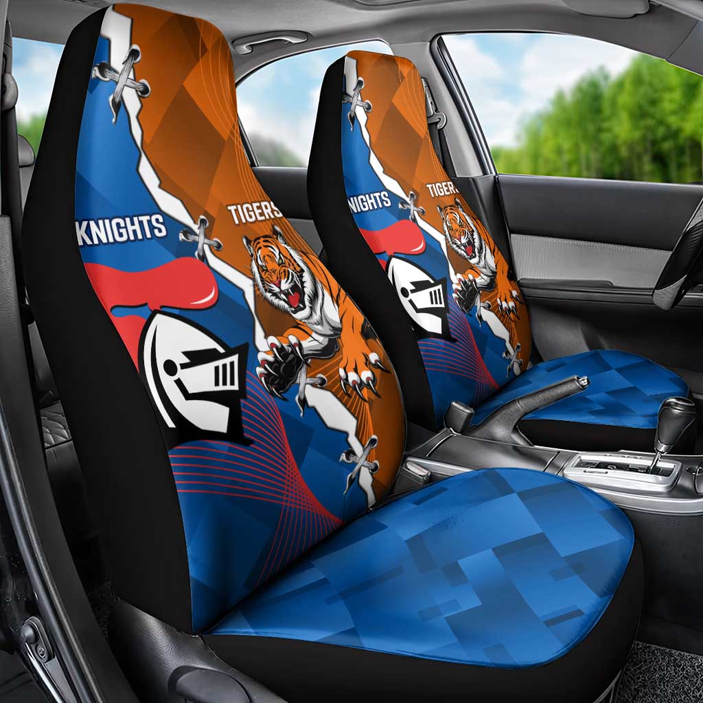 Knights and Tigers Car Seat Cover Dynamic Sporty Version