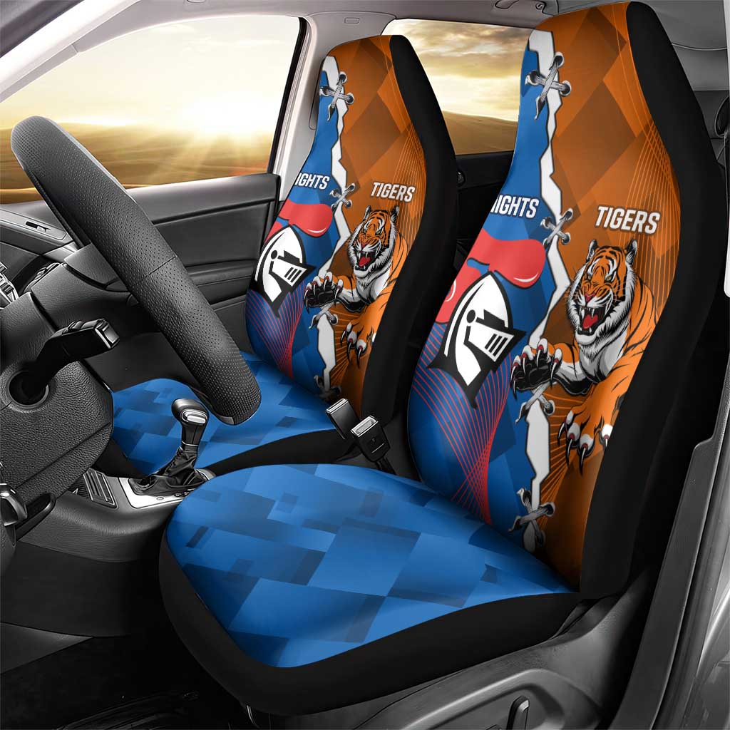 Knights and Tigers Car Seat Cover Dynamic Sporty Version