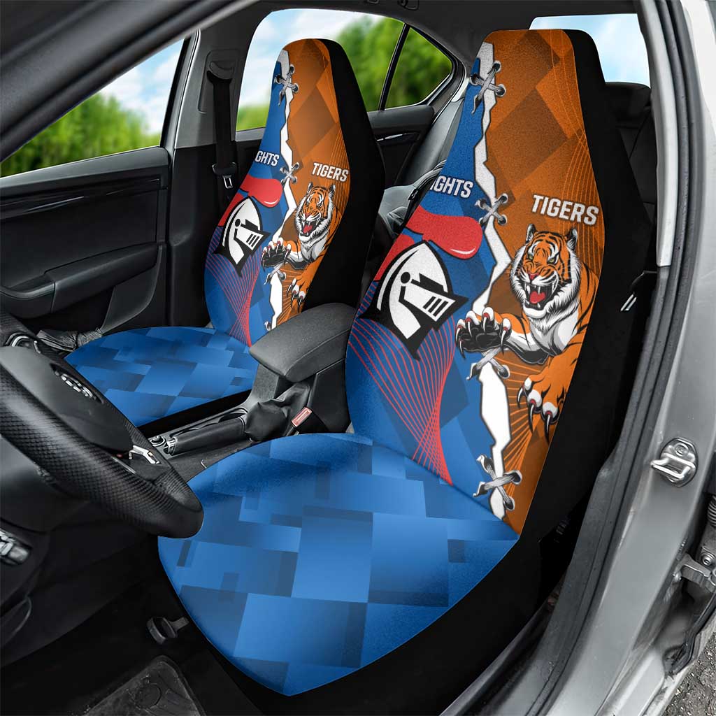 Knights and Tigers Car Seat Cover Dynamic Sporty Version