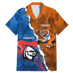Personalised Knights and Tigers Family Matching Mermaid Dress and Hawaiian Shirt Dynamic Sporty Version