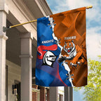 Knights and Tigers Garden Flag Dynamic Sporty Version