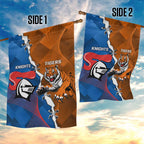 Knights and Tigers Garden Flag Dynamic Sporty Version