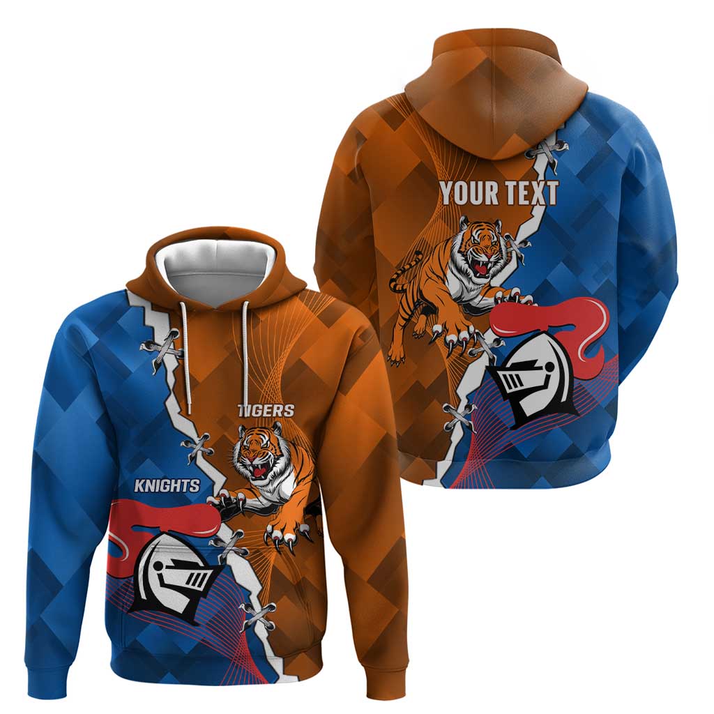 Personalised Knights and Tigers Hoodie Dynamic Sporty Version