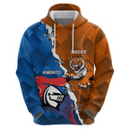 Personalised Knights and Tigers Hoodie Dynamic Sporty Version