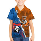 Personalised Knights and Tigers Kid Hawaiian Shirt Dynamic Sporty Version