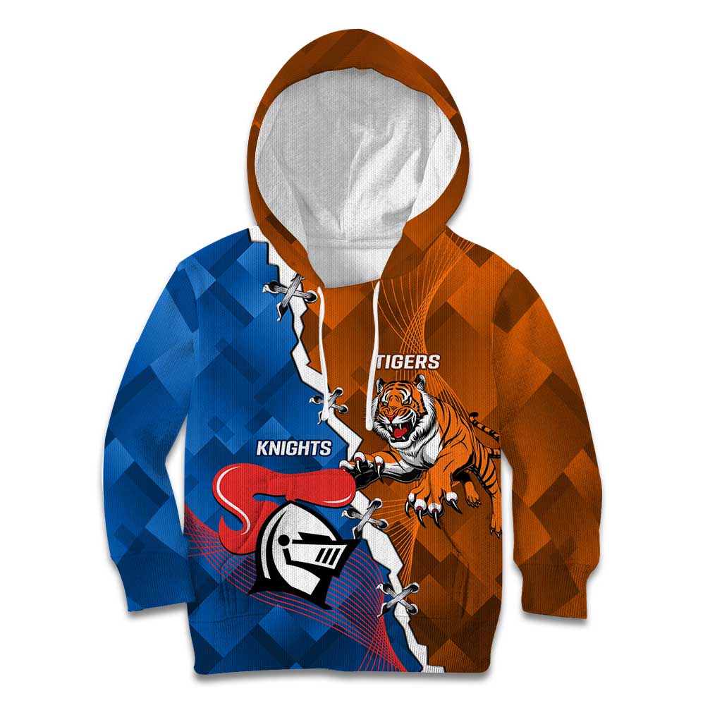 Personalised Knights and Tigers Kid Hoodie Dynamic Sporty Version