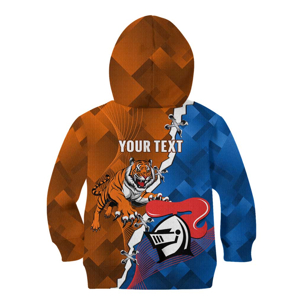 Personalised Knights and Tigers Kid Hoodie Dynamic Sporty Version