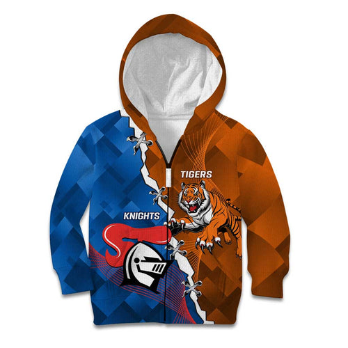 Personalised Knights and Tigers Kid Hoodie Dynamic Sporty Version