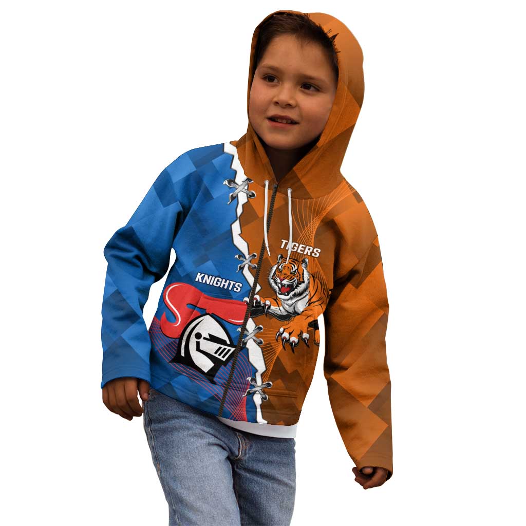 Personalised Knights and Tigers Kid Hoodie Dynamic Sporty Version
