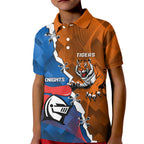 Personalised Knights and Tigers Kid Polo Shirt Dynamic Sporty Version