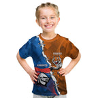 Personalised Knights and Tigers Kid T Shirt Dynamic Sporty Version