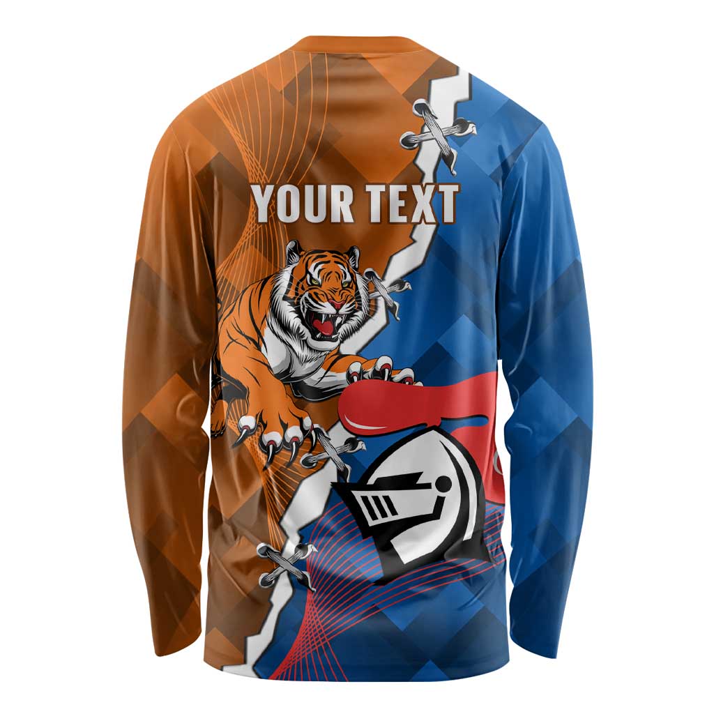 Personalised Knights and Tigers Long Sleeve Shirt Dynamic Sporty Version