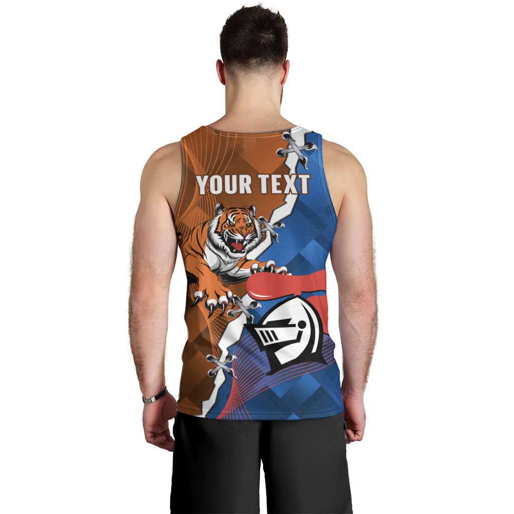 Personalised Knights and Tigers Men Tank Top Dynamic Sporty Version