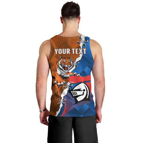 Personalised Knights and Tigers Men Tank Top Dynamic Sporty Version