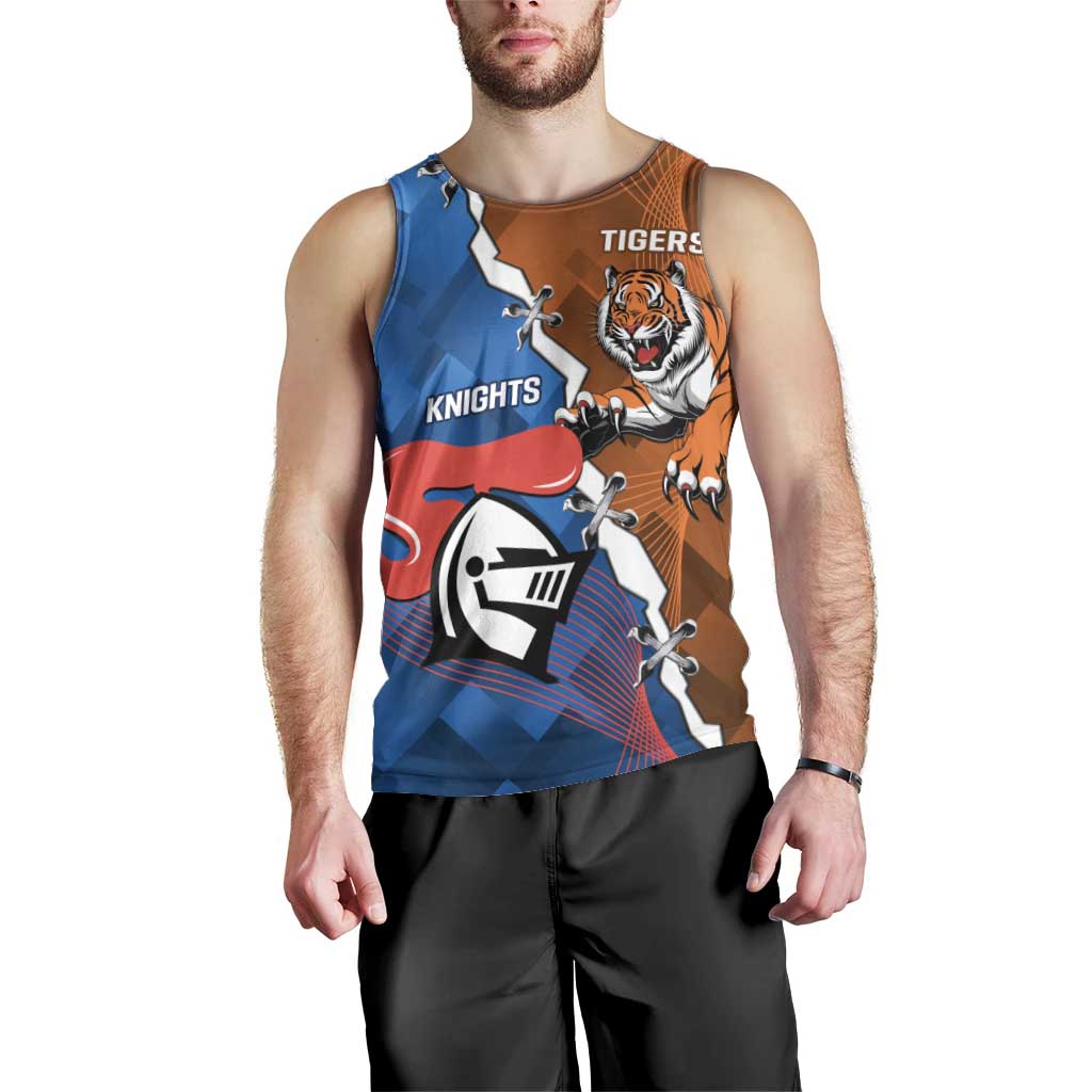 Personalised Knights and Tigers Men Tank Top Dynamic Sporty Version