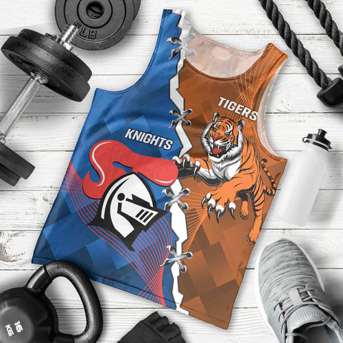 Personalised Knights and Tigers Men Tank Top Dynamic Sporty Version