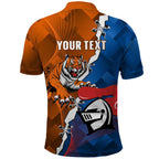 Personalised Knights and Tigers Polo Shirt Dynamic Sporty Version