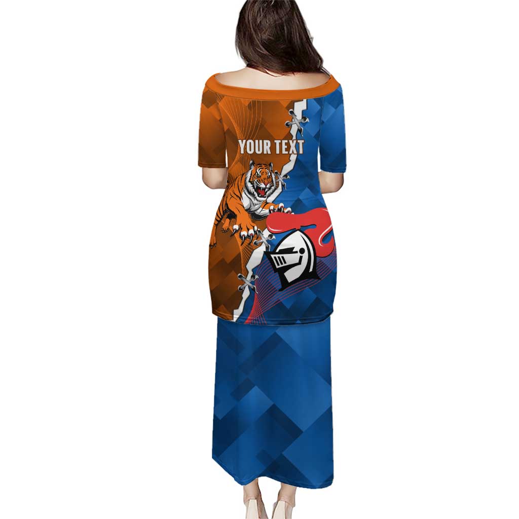 Personalised Knights and Tigers Puletasi Dynamic Sporty Version