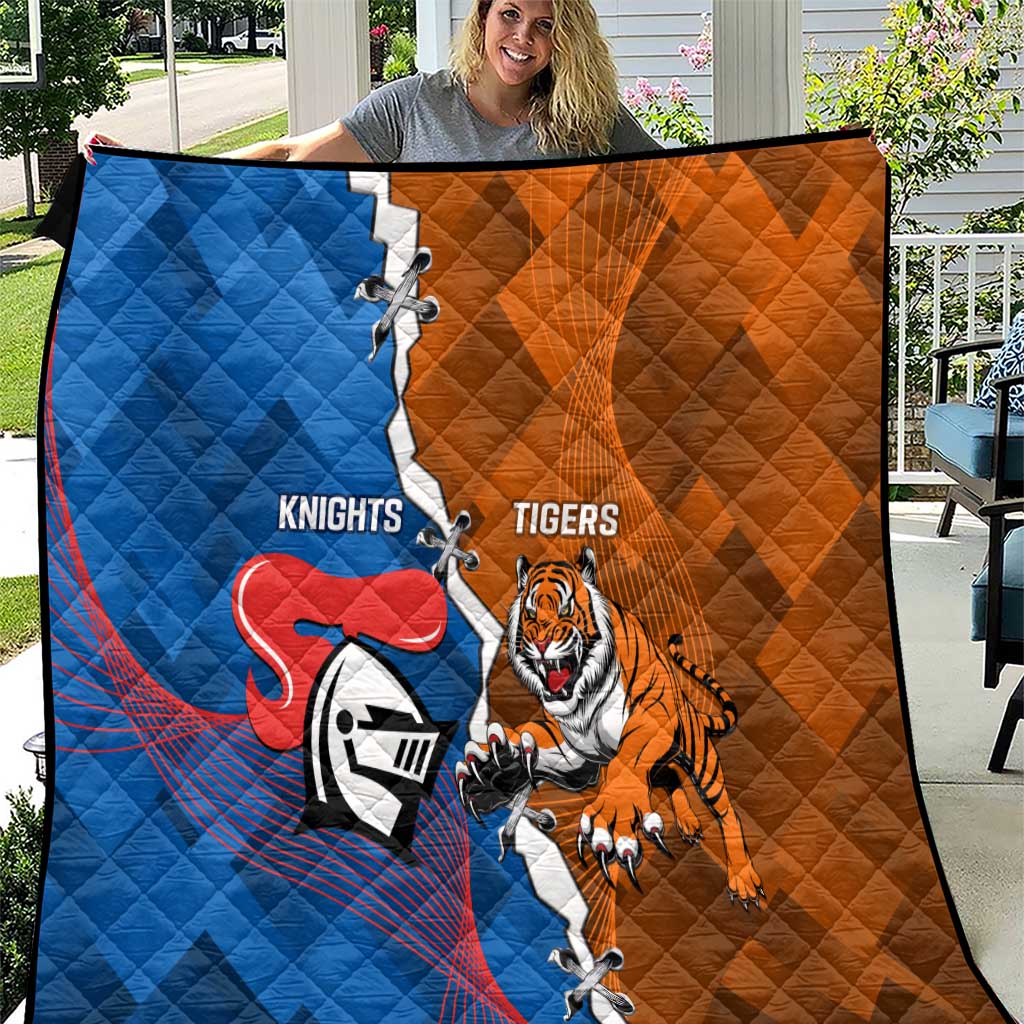 Knights and Tigers Quilt Dynamic Sporty Version